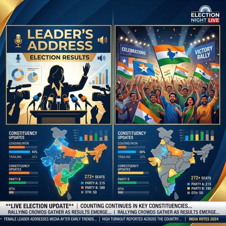 विधानसभा चुनाव 2026 नतीजे: बंगाल में बड़ा उलटफेर, तमिलनाडु में विजय की सुनामी; जानिए 5 राज्यों का पूरा हाल