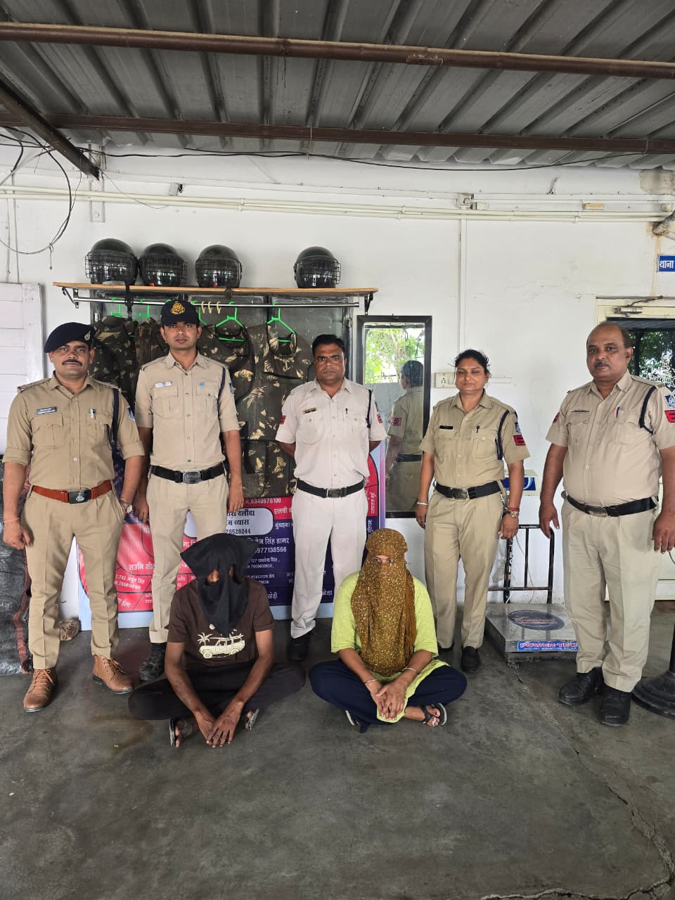 दलोदा पुलिस द्वारा मादक पदार्थ तस्करों की गिरफ्तारी