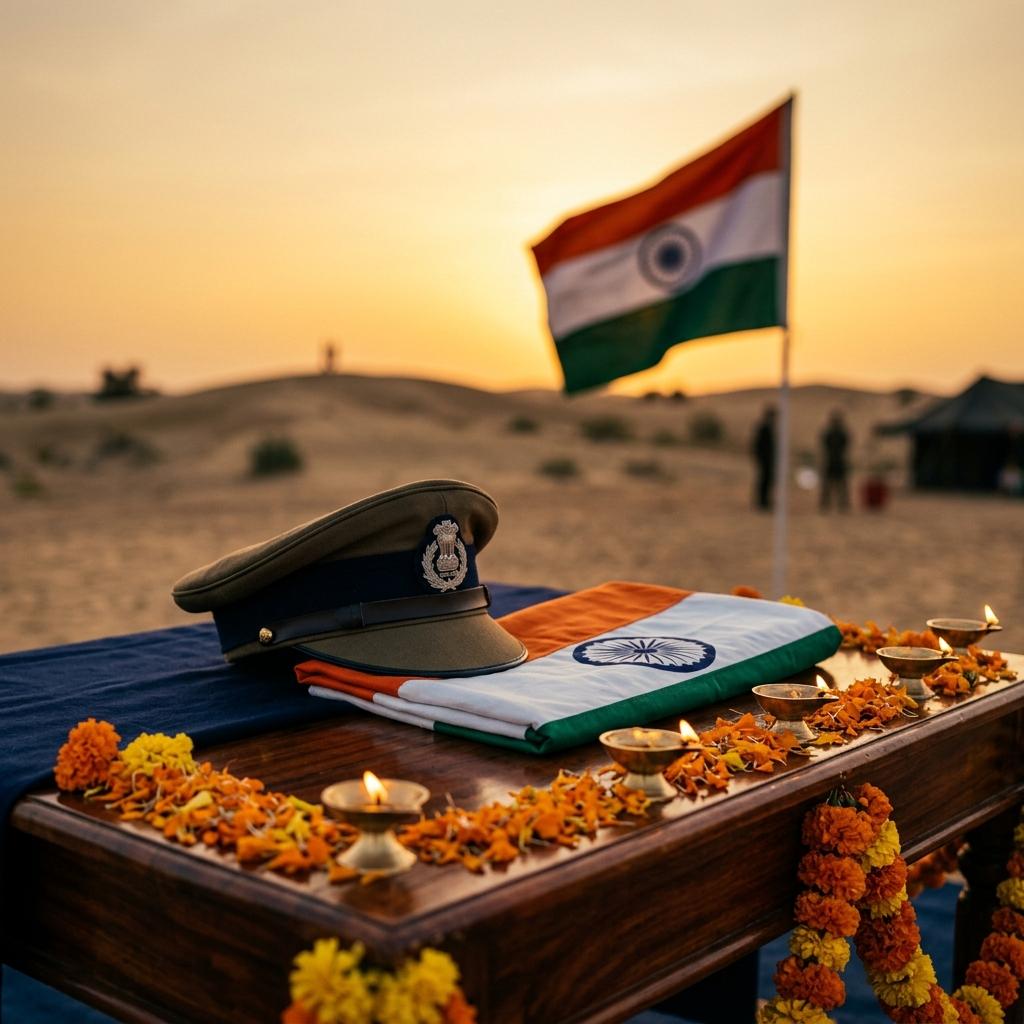 जैसलमेर में भीषण सड़क हादसे में इंदौर के मेजर हमज़ा आरिफ शहीद: ऊंट से टकराकर पलटी सेना की SUV; एक महीने पहले ही हुई थी शादी
