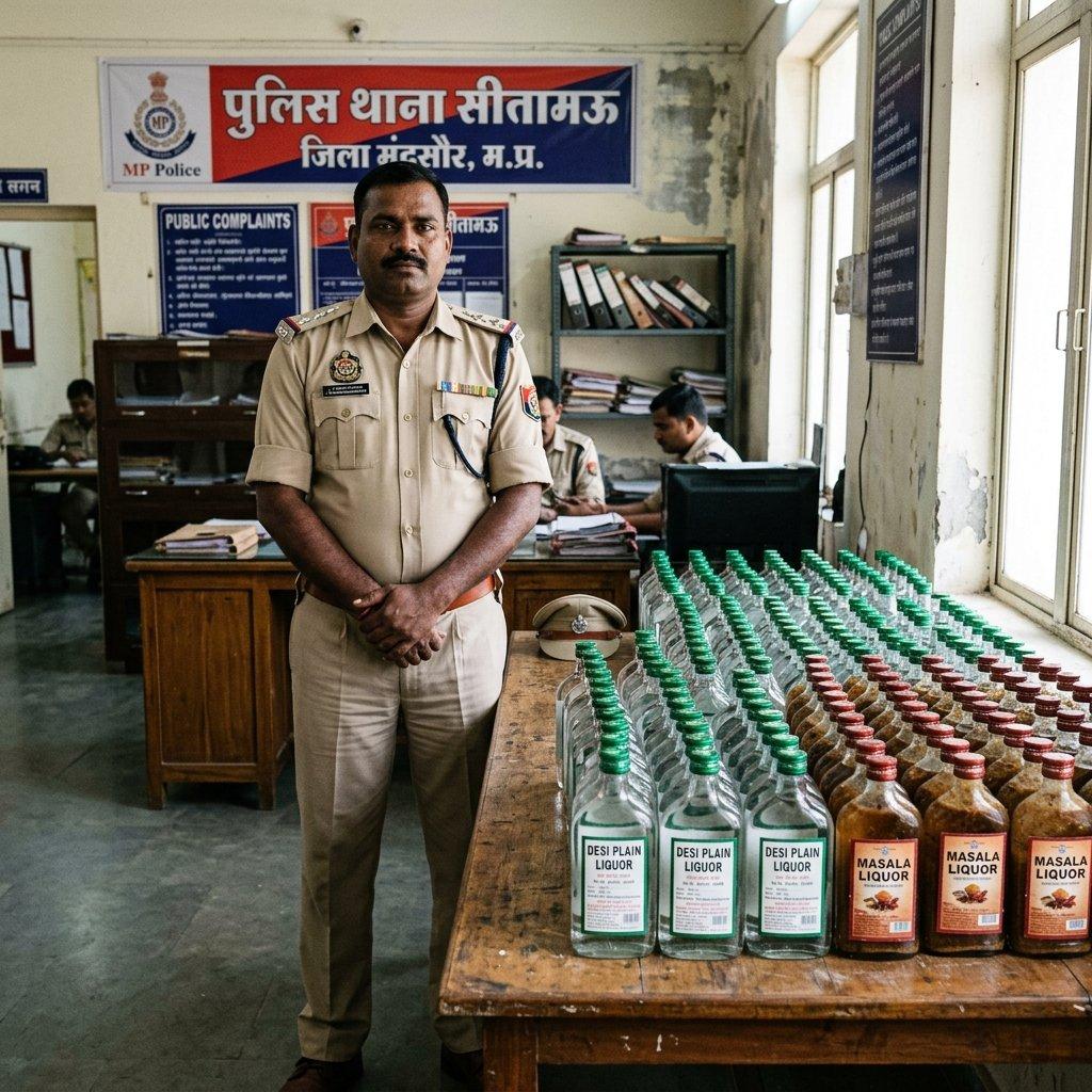 सीतामऊ में 60 क्वार्टर अवैध शराब के साथ युवक गिरफ्तार: पुलिस ने साखतली निवासी बबलू राजपूत को दबोचा, आबकारी एक्ट में केस दर्ज!
