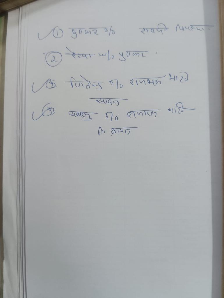 List of victims with tick marks for deceased
